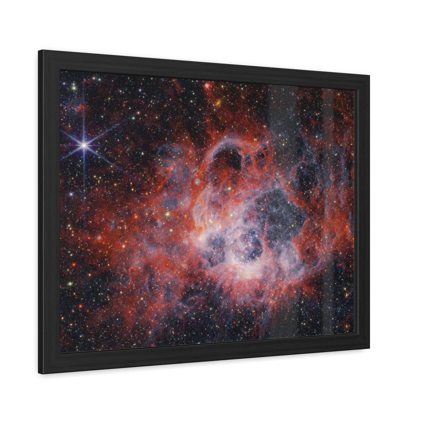 NGC 604, Hand Crafted Wooden Framed Poster