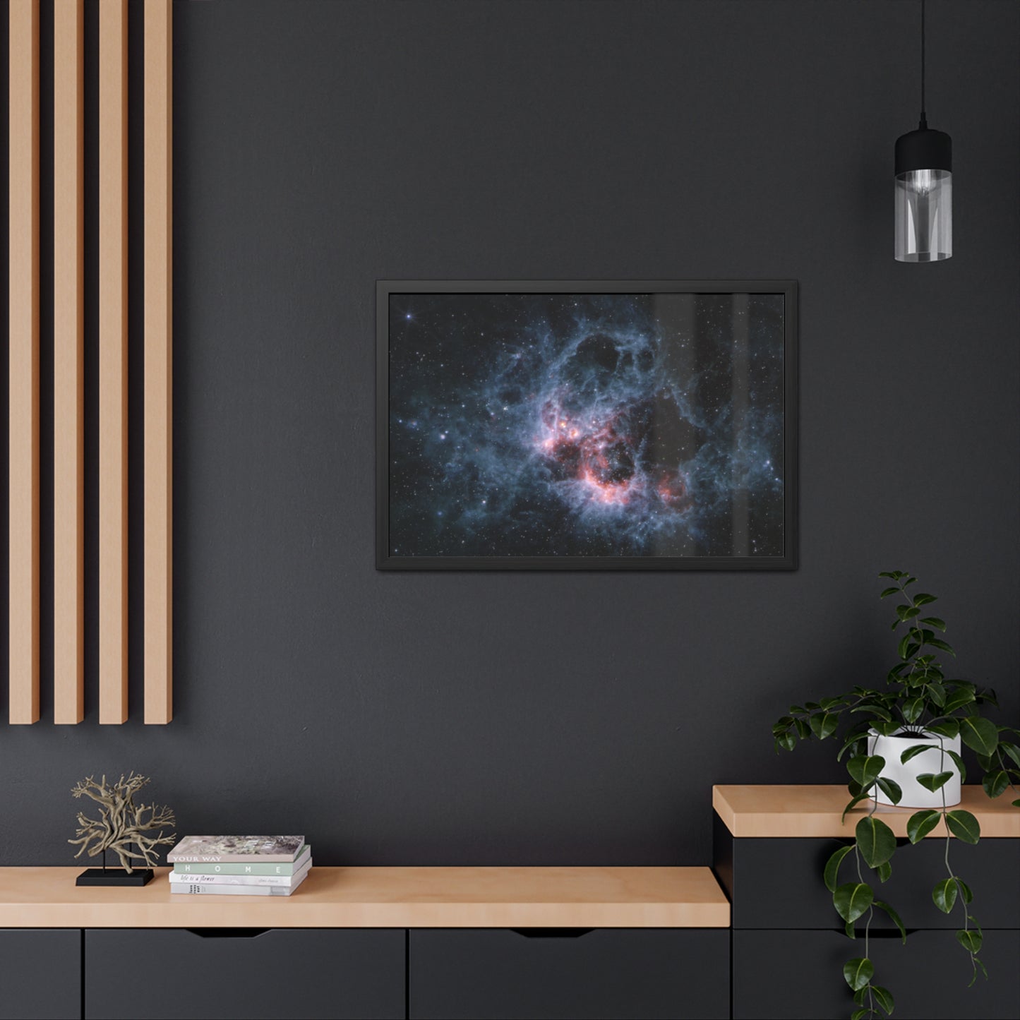 NGC 604 (MIRI Image), Hand Crafted Wooden Framed Poster