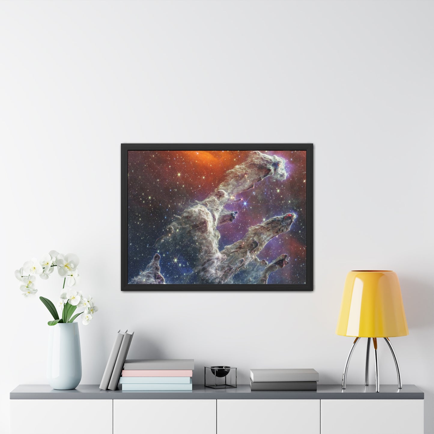 Pillars of Creation, Hand Crafted Wooden Framed Poster