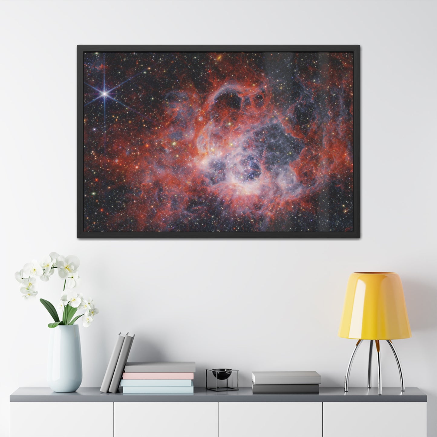 NGC 604, Hand Crafted Wooden Framed Poster