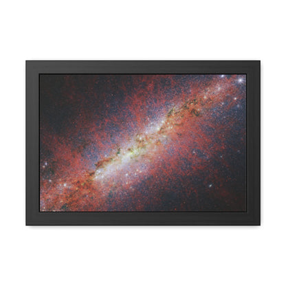 M82, Satin Hand Crafter Wooden Framed Poster