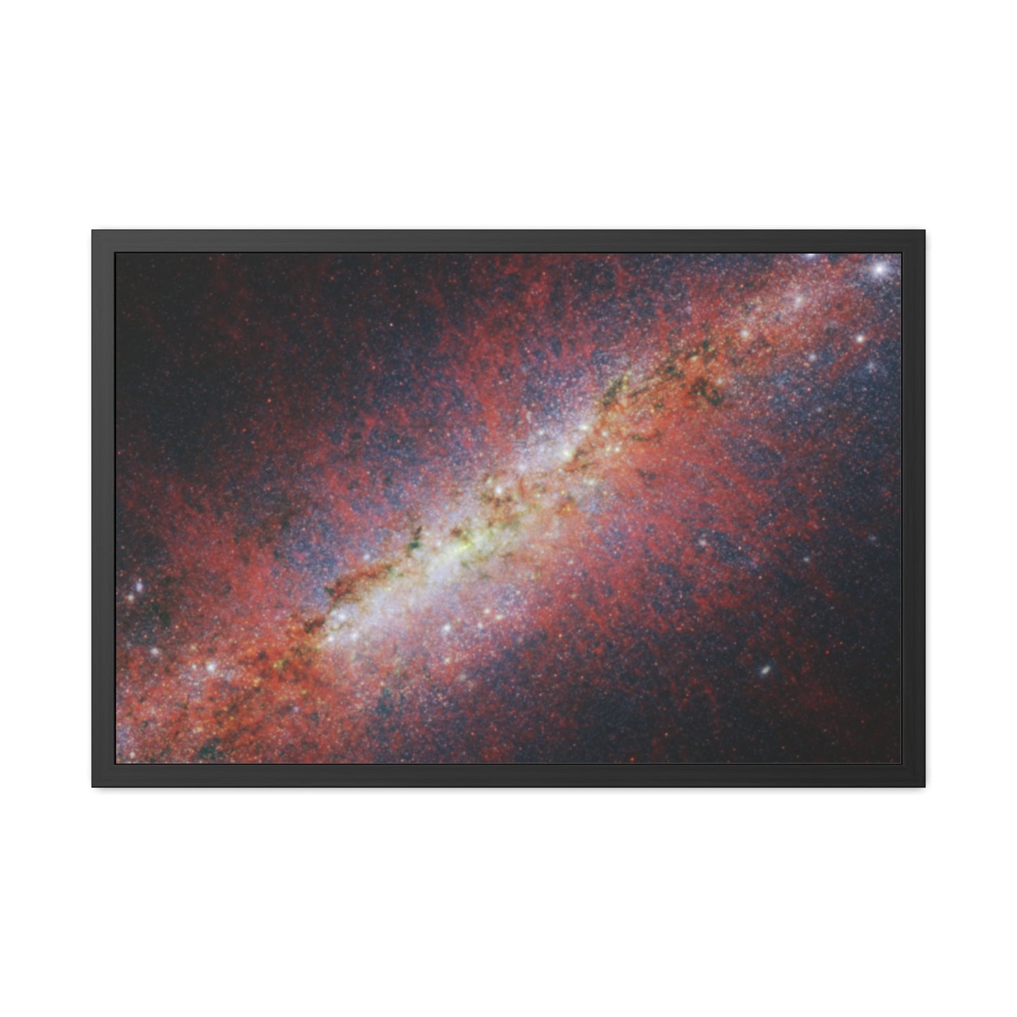 M82, Satin Hand Crafter Wooden Framed Poster