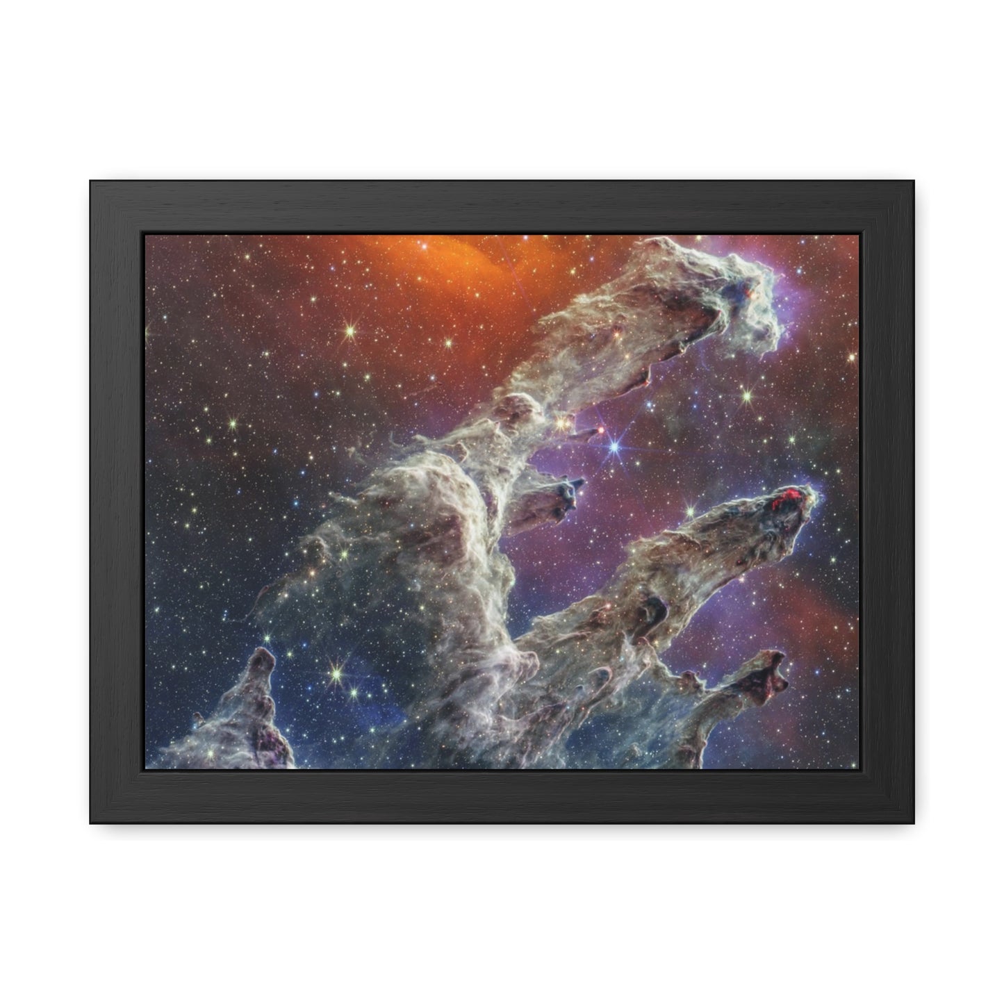 Pillars of Creation, Hand Crafted Wooden Framed Poster