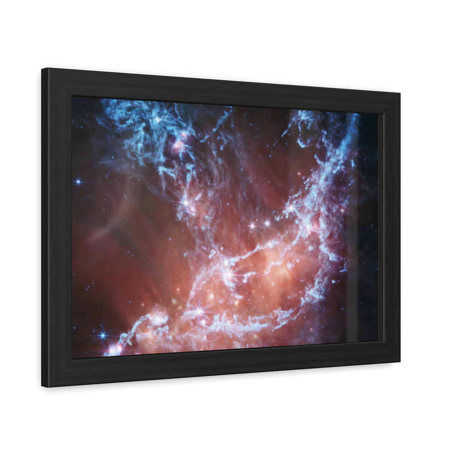 NGC 346, Hand Crafted Wooden Framed Poster