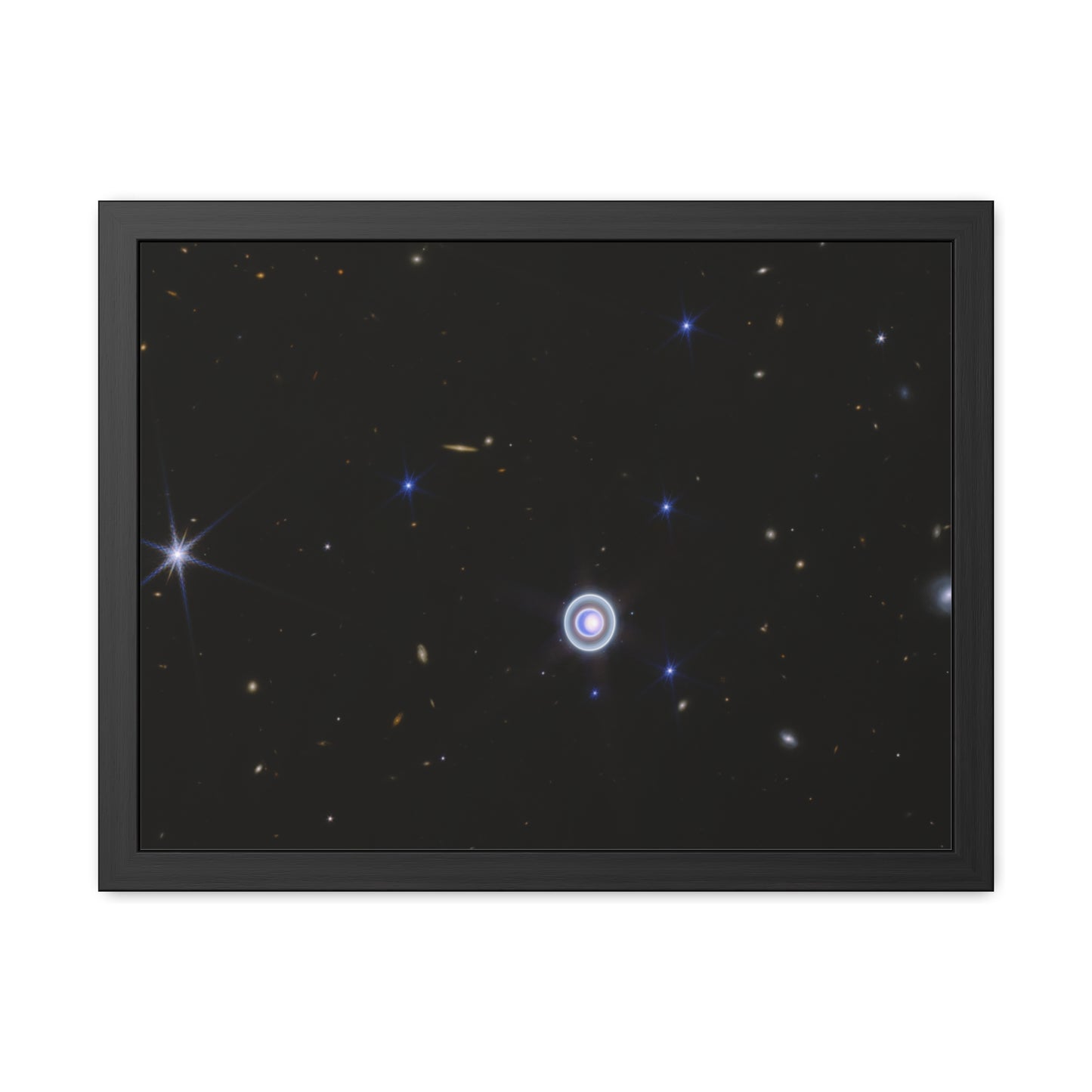 Uranus Wide, Hand Crafted Wooden Framed Poster