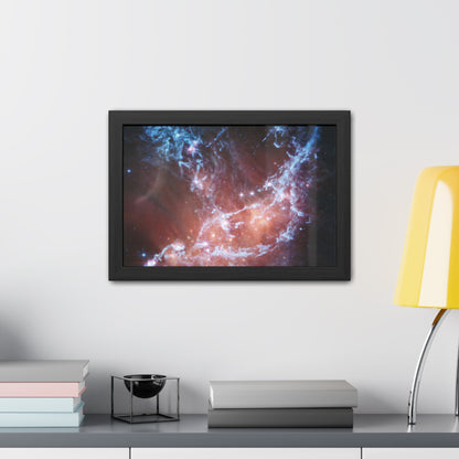 Ethereal View of NGC 346, Hand Crafted Wooden Framed Poster