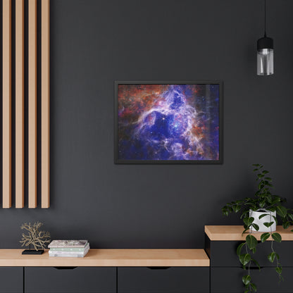 The Tarantula Nebula, Hand Crafter Wooden Framed Poster