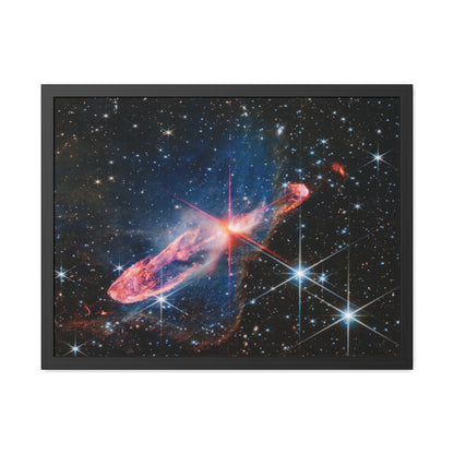 Herbig-Haro 46/47, Hand Crafted Wooden Framed Posters