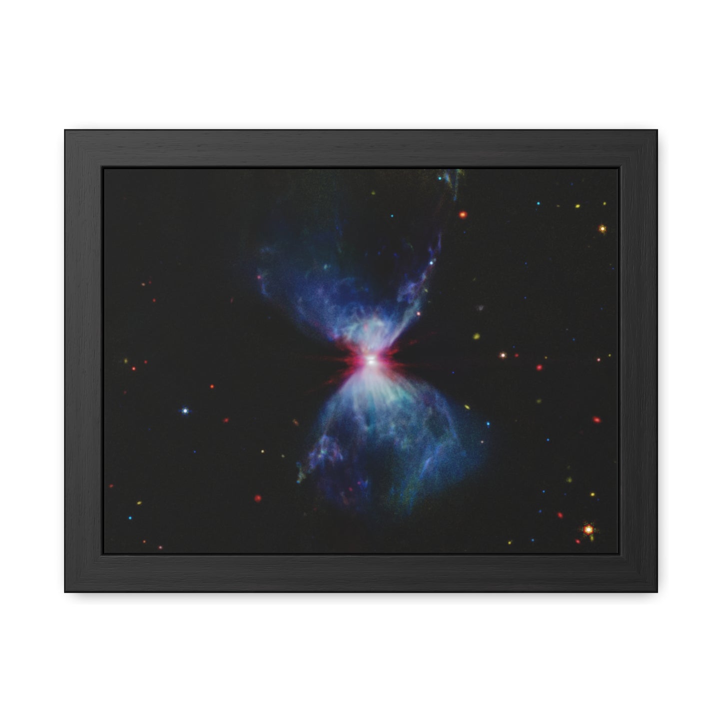 L1527 and Protostar, Hand Crafted Wooden Framed Poster