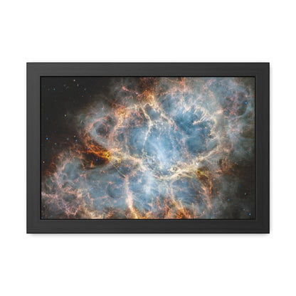 The Crab Nebula, Hand Crafted Wooden Framed Poster