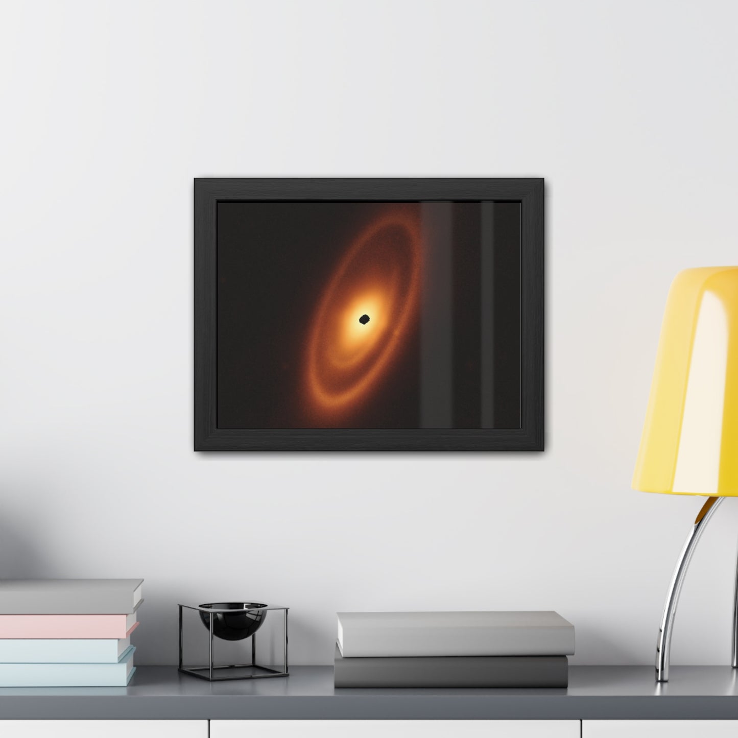 Fomalhaut Dusty Debris Disk, Hand Crafted Wooden Framed