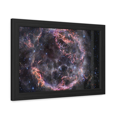 Cassiopeia A, Hand Crafted Wooden Framed Poster