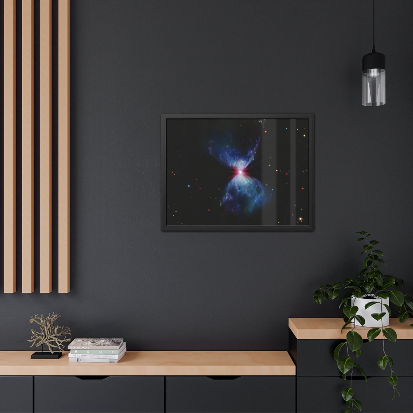 L1527 and Protostar, Hand Crafted Wooden Framed Poster