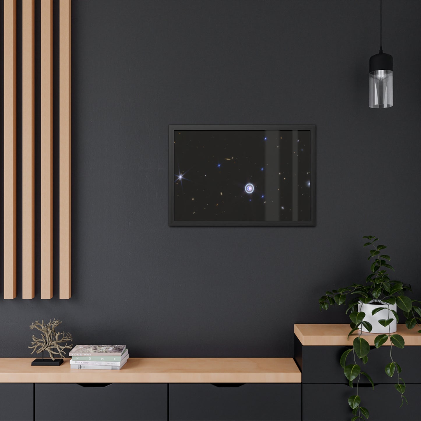 Uranus Wide, Hand Crafted Wooden Framed Poster