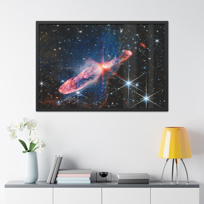 Herbig-Haro 46/47, Hand Crafted Wooden Framed Posters