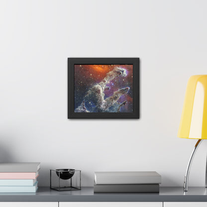 Pillars of Creation, Hand Crafted Wooden Framed Poster