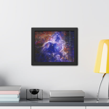 The Tarantula Nebula, Hand Crafter Wooden Framed Poster