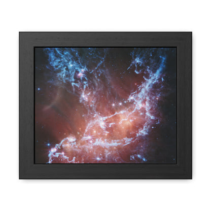 NGC 346, Hand Crafted Wooden Framed Poster