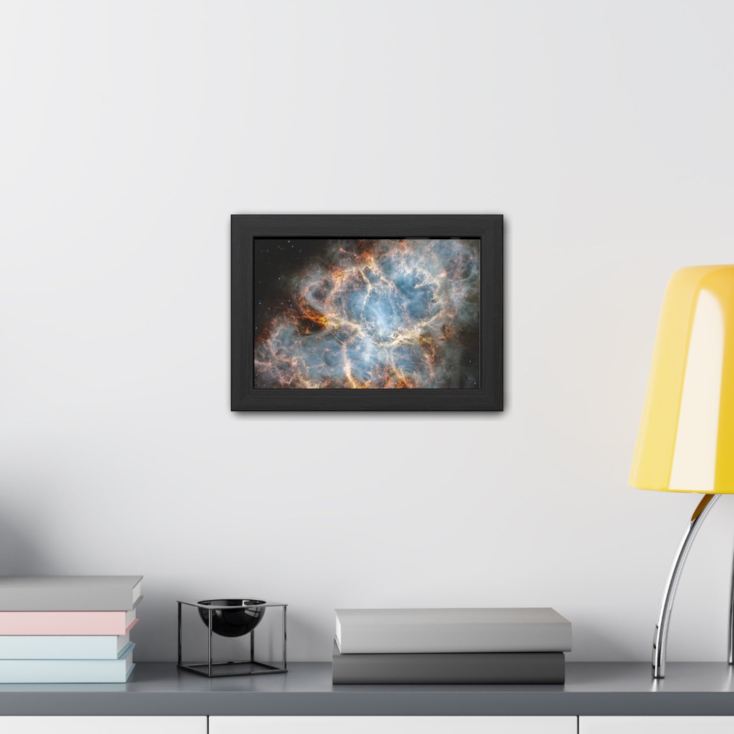 The Crab Nebula, Hand Crafted Wooden Framed Poster