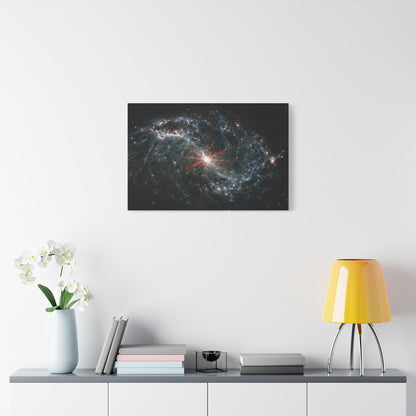 Intricate Networks of Gas and Dust in Nearby Galaxies, Satin Canvas, Stretched