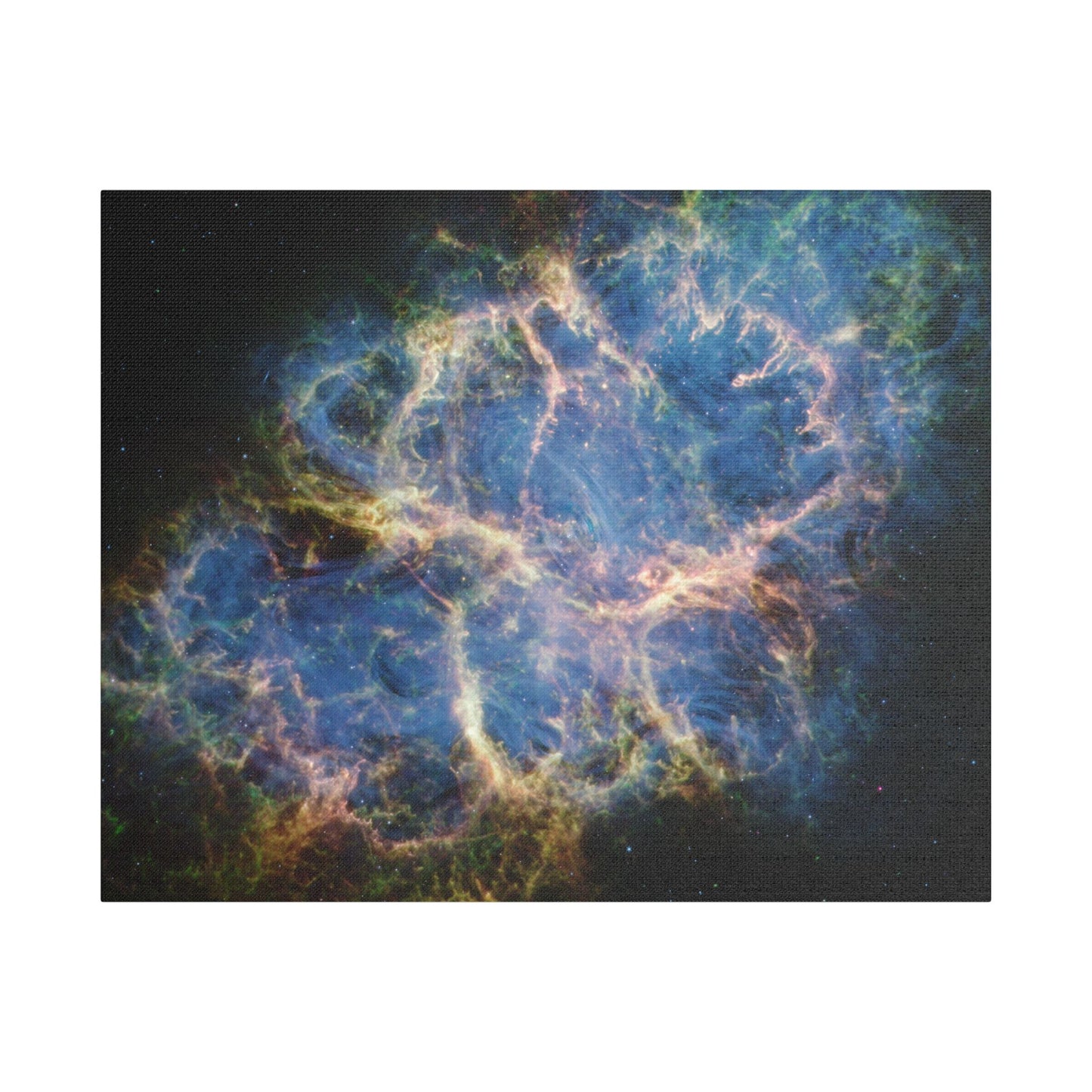 Crab Nebula, Satin Canvas, Stretched