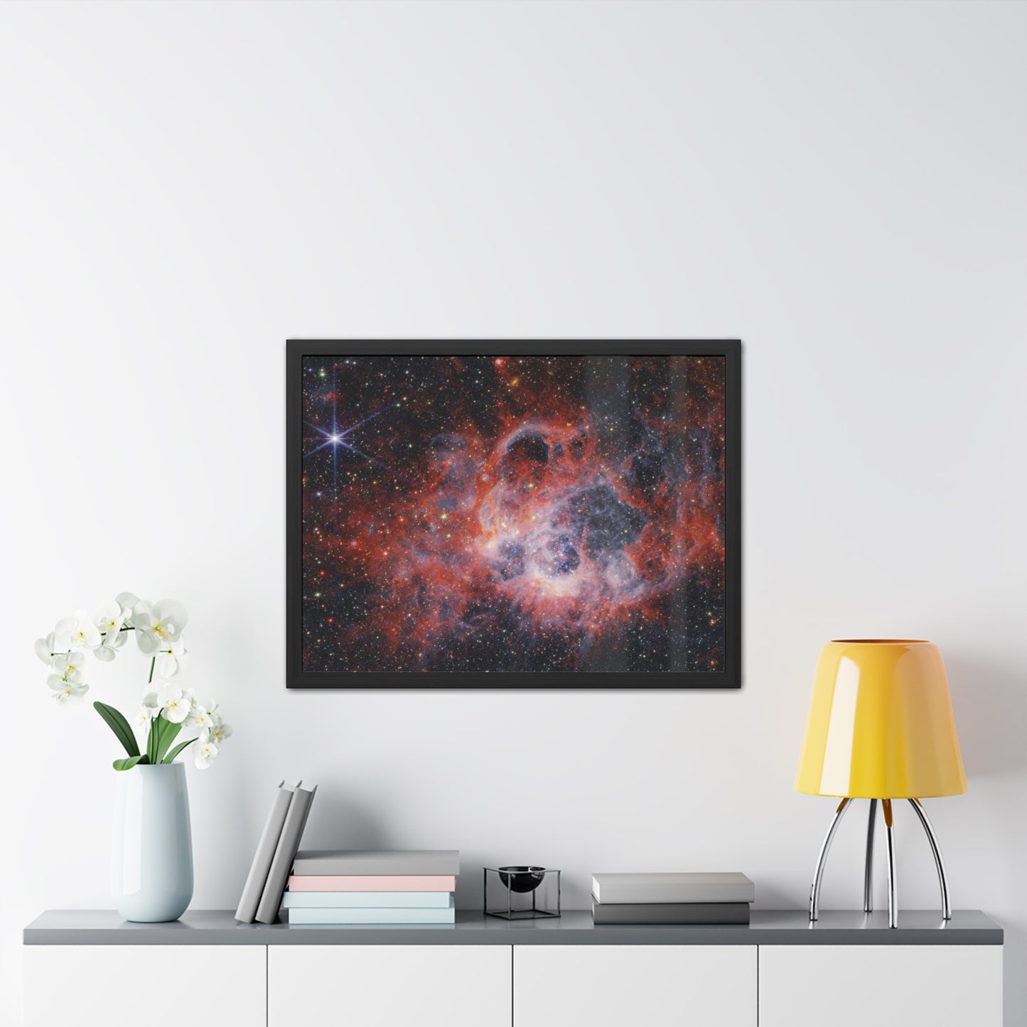 NGC 604, Hand Crafted Wooden Framed Poster