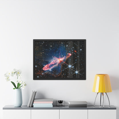 Herbig-Haro 46/47, Hand Crafted Wooden Framed Posters