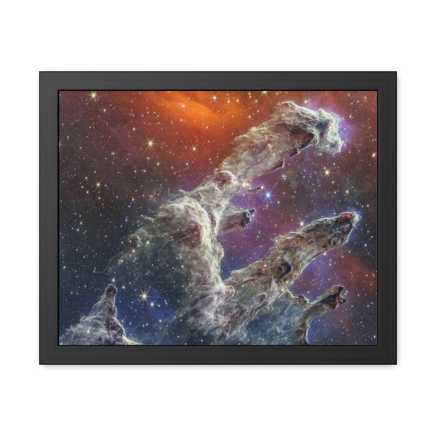 Pillars of Creation, Hand Crafted Wooden Framed Poster