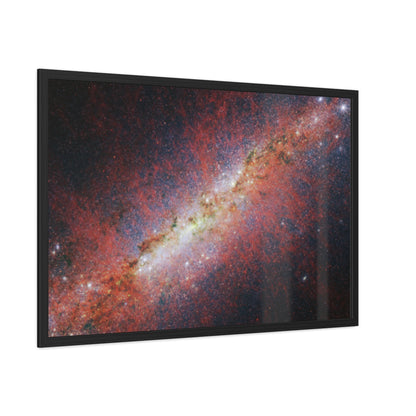 M82, Satin Hand Crafter Wooden Framed Poster