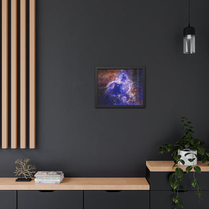 The Tarantula Nebula, Hand Crafter Wooden Framed Poster