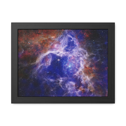 The Tarantula Nebula, Hand Crafter Wooden Framed Poster