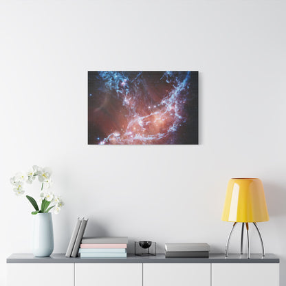 Ethereal View of NGC 346, Satin Canvas, Stretched