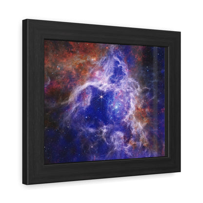 The Tarantula Nebula, Hand Crafter Wooden Framed Poster