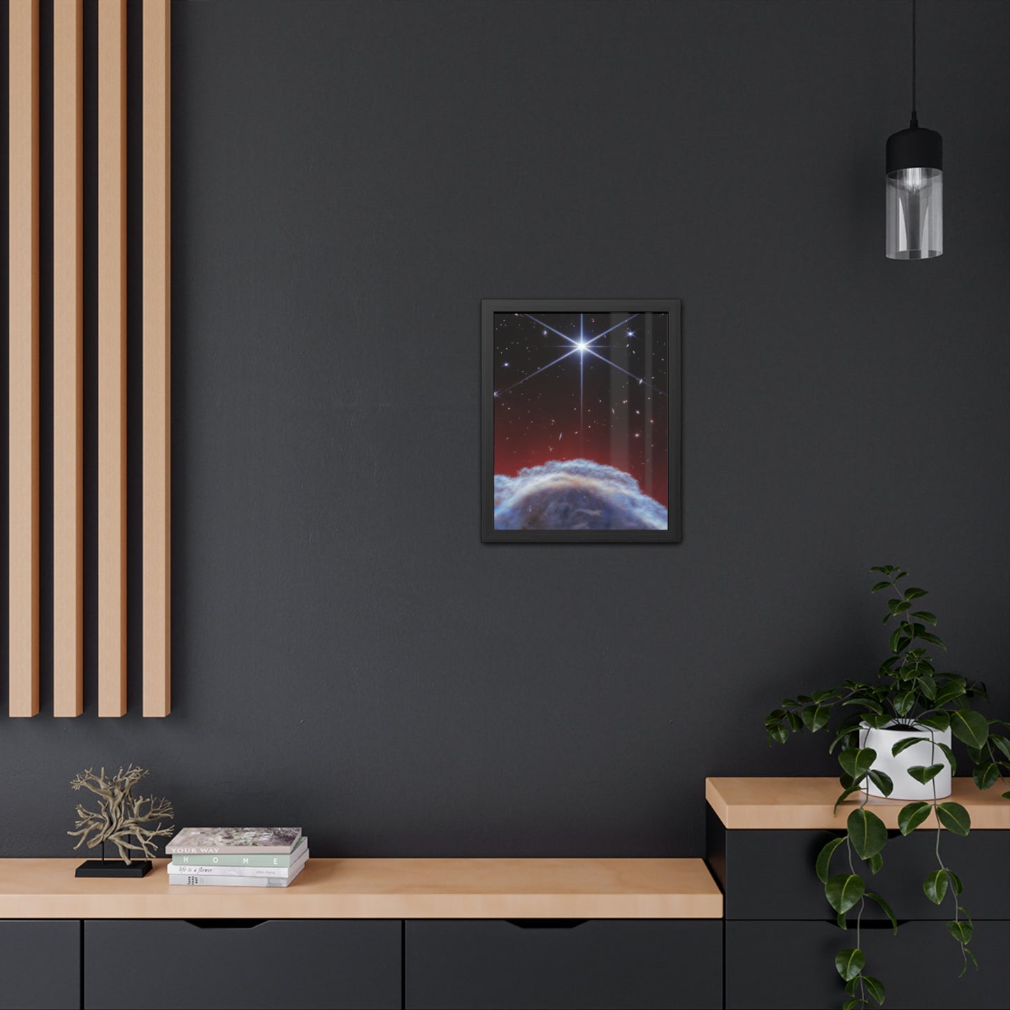 Horsehead Nebula, Hand Crafted Wooden Framed Poster