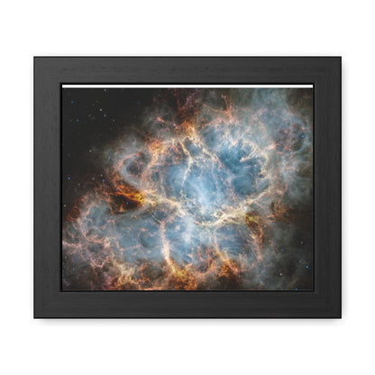 The Crab Nebula, Hand Crafted Wooden Framed Poster