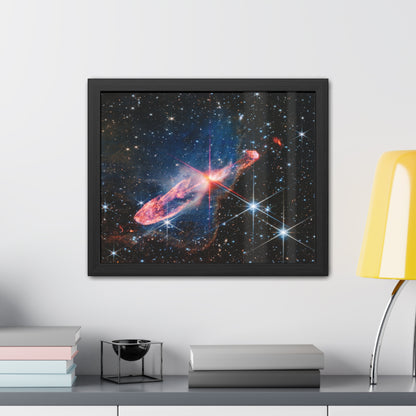 Herbig-Haro 46/47, Hand Crafted Wooden Framed Posters