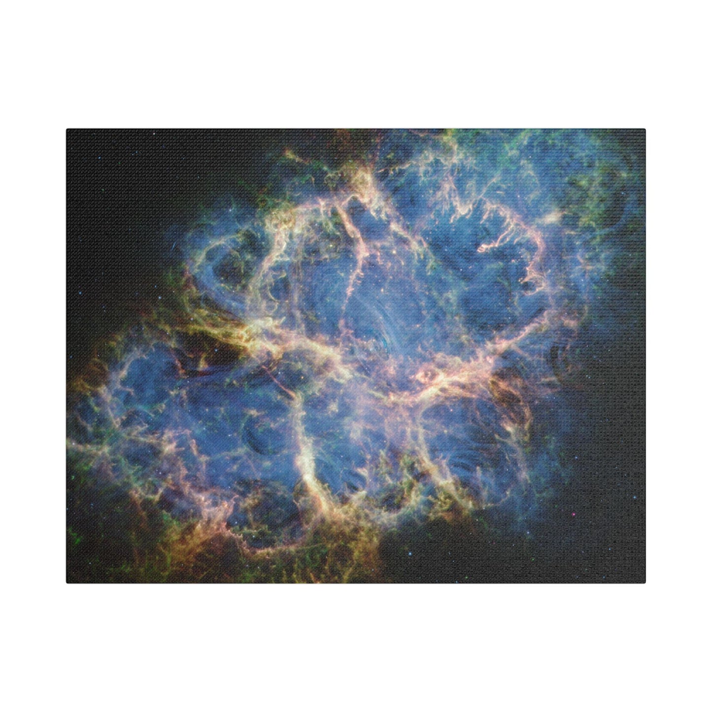 Crab Nebula, Satin Canvas, Stretched