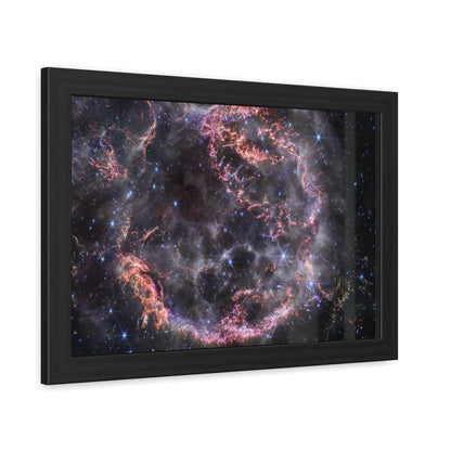 Cassiopeia A, Hand Crafted Wooden Framed Poster