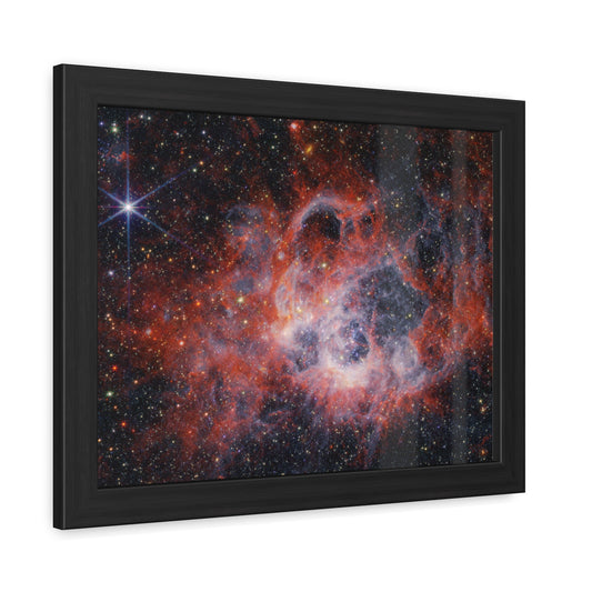 NGC 604, Hand Crafted Wooden Framed Poster