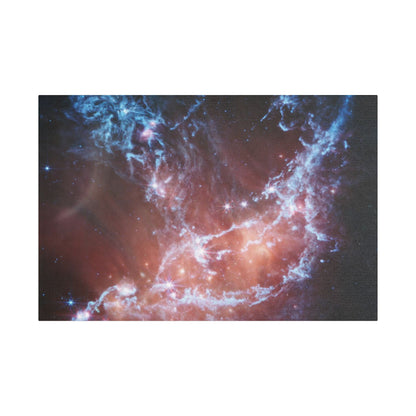 Ethereal View of NGC 346, Satin Canvas, Stretched