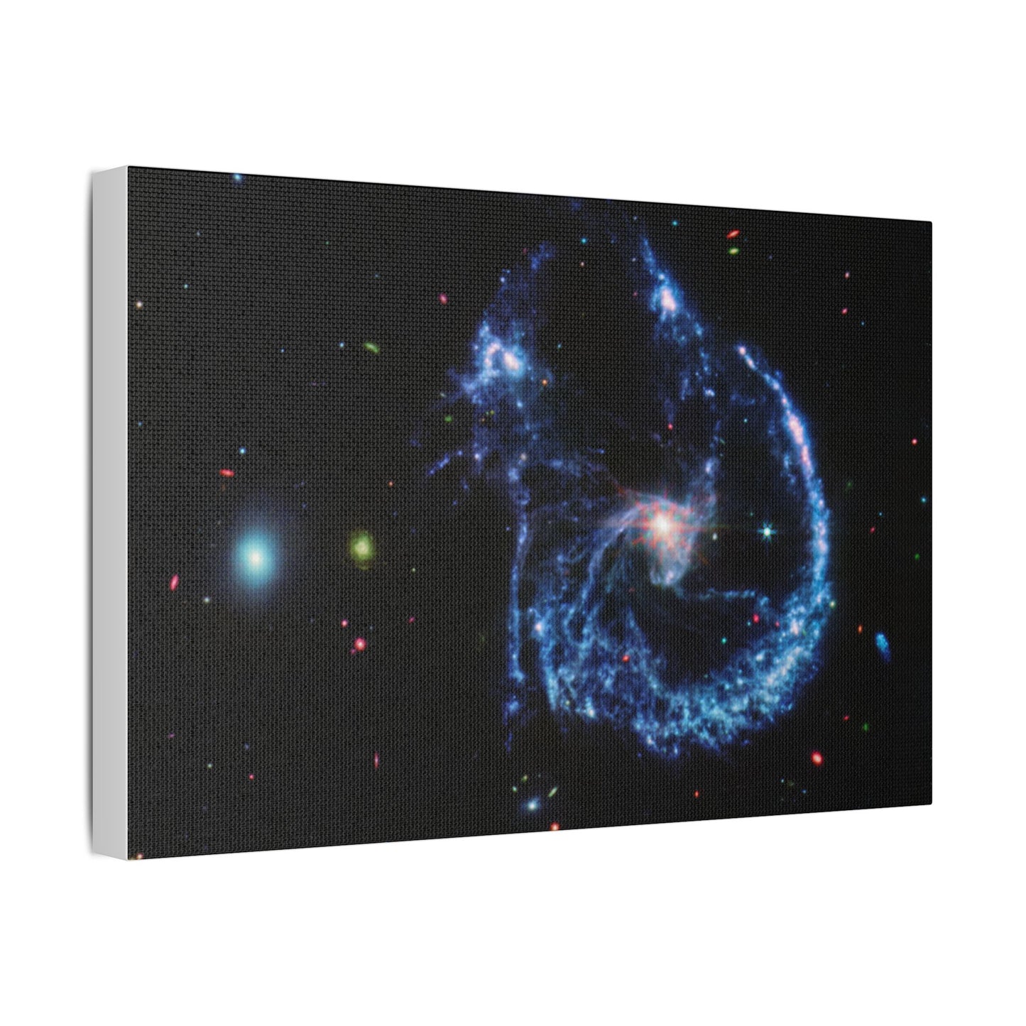 Arp 107 Supermassive Blackhole, Satin Canvas, Stretched