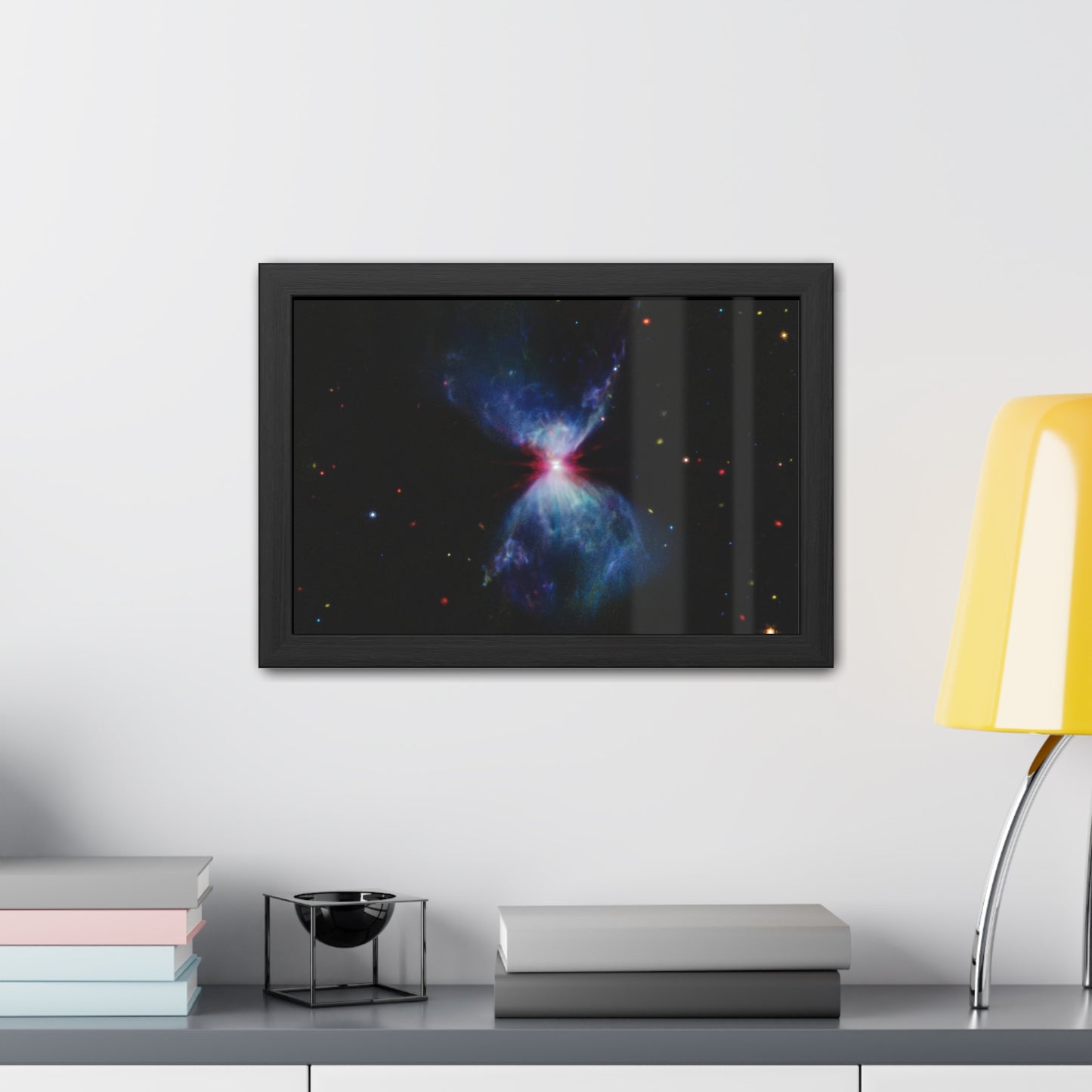 L1527 and Protostar, Hand Crafted Wooden Framed Poster