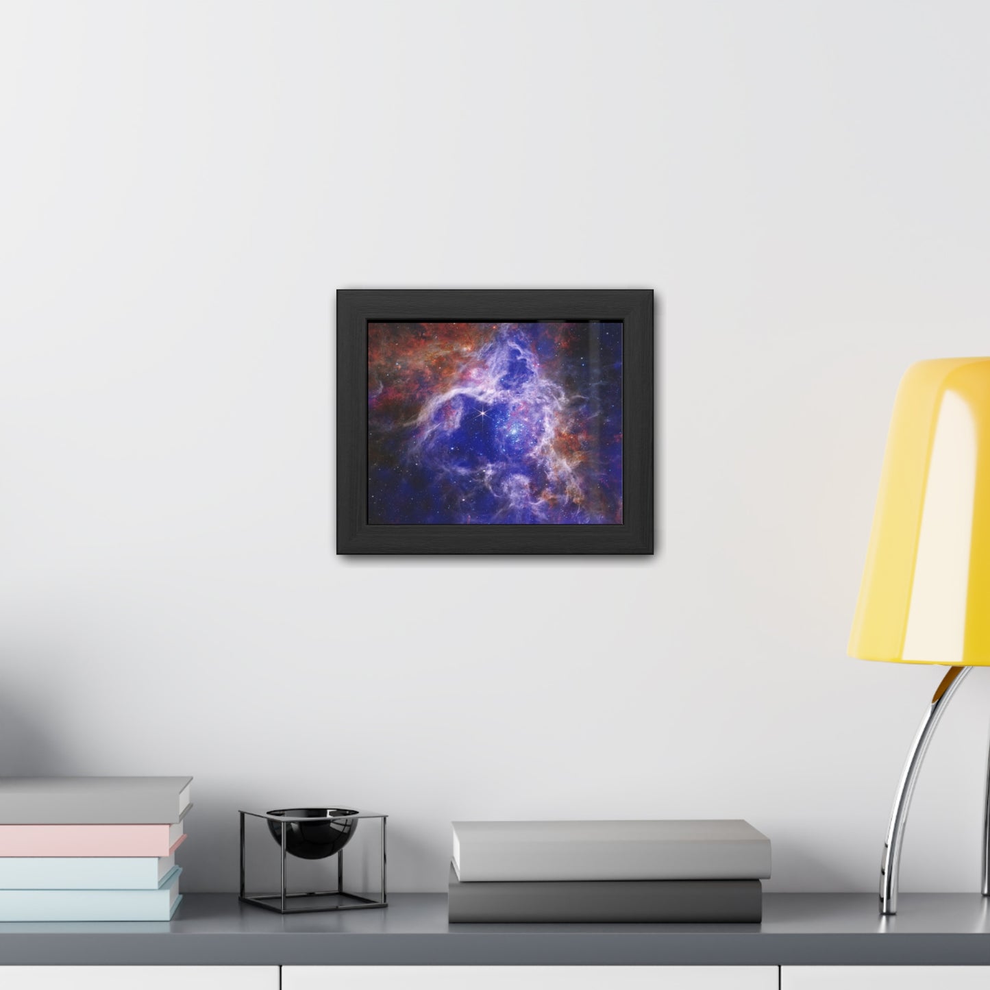 The Tarantula Nebula, Hand Crafter Wooden Framed Poster