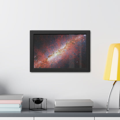 M82, Satin Hand Crafter Wooden Framed Poster