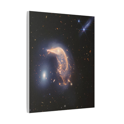 Interacting Galaxies Arp 142, Satin Canvas, Stretched