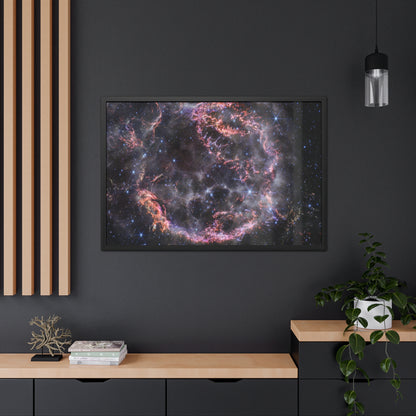 Cassiopeia A, Hand Crafted Wooden Framed Poster