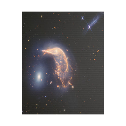 Interacting Galaxies Arp 142, Satin Canvas, Stretched