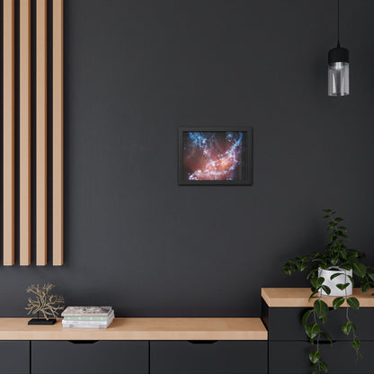 NGC 346, Hand Crafted Wooden Framed Poster