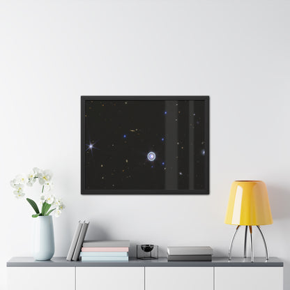 Uranus Wide, Hand Crafted Wooden Framed Poster