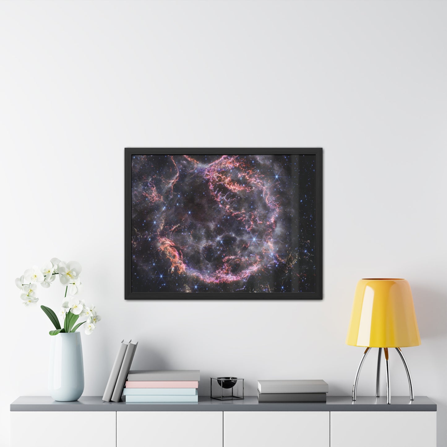 Cassiopeia A, Hand Crafted Wooden Framed Poster